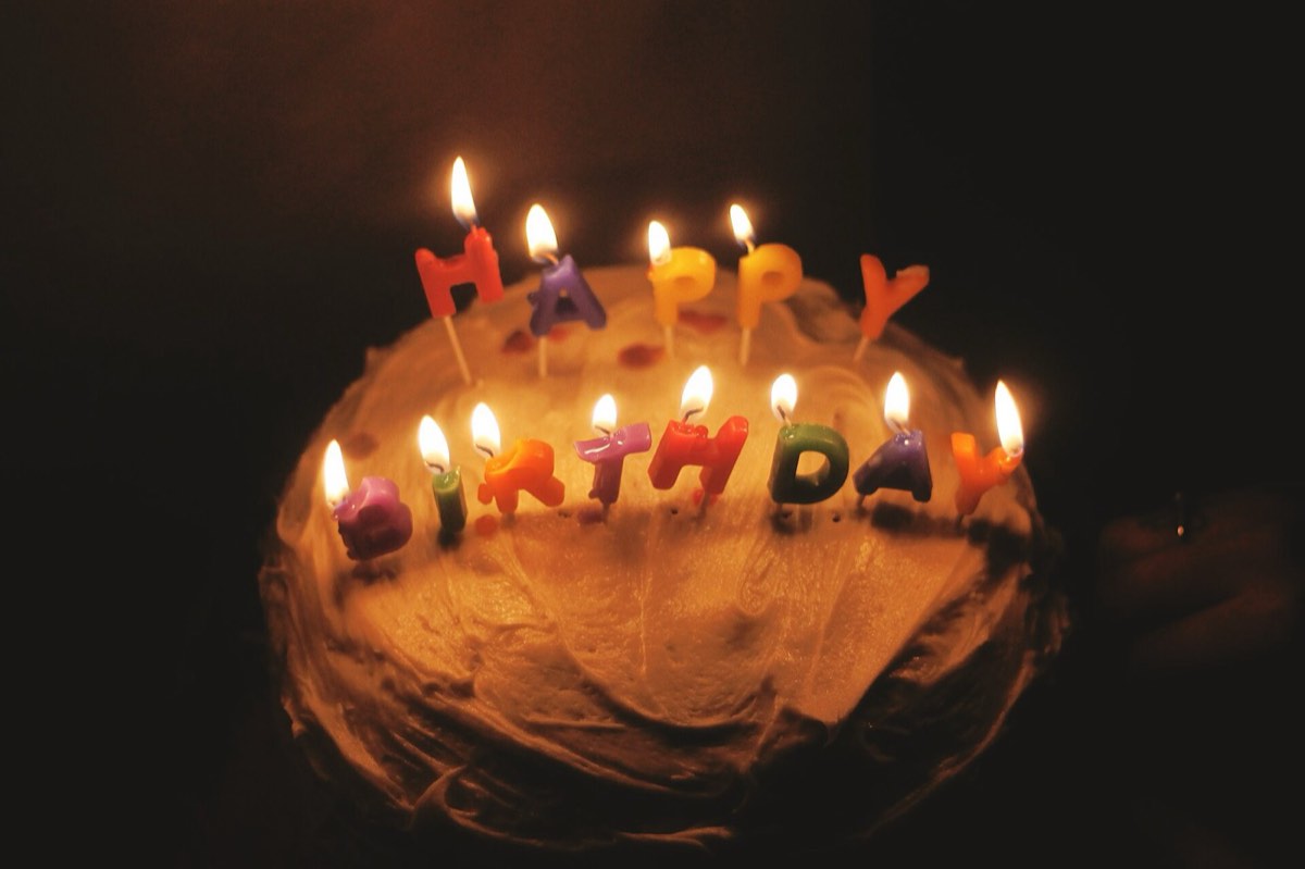 Birthday candles: send the video before the cake comes out