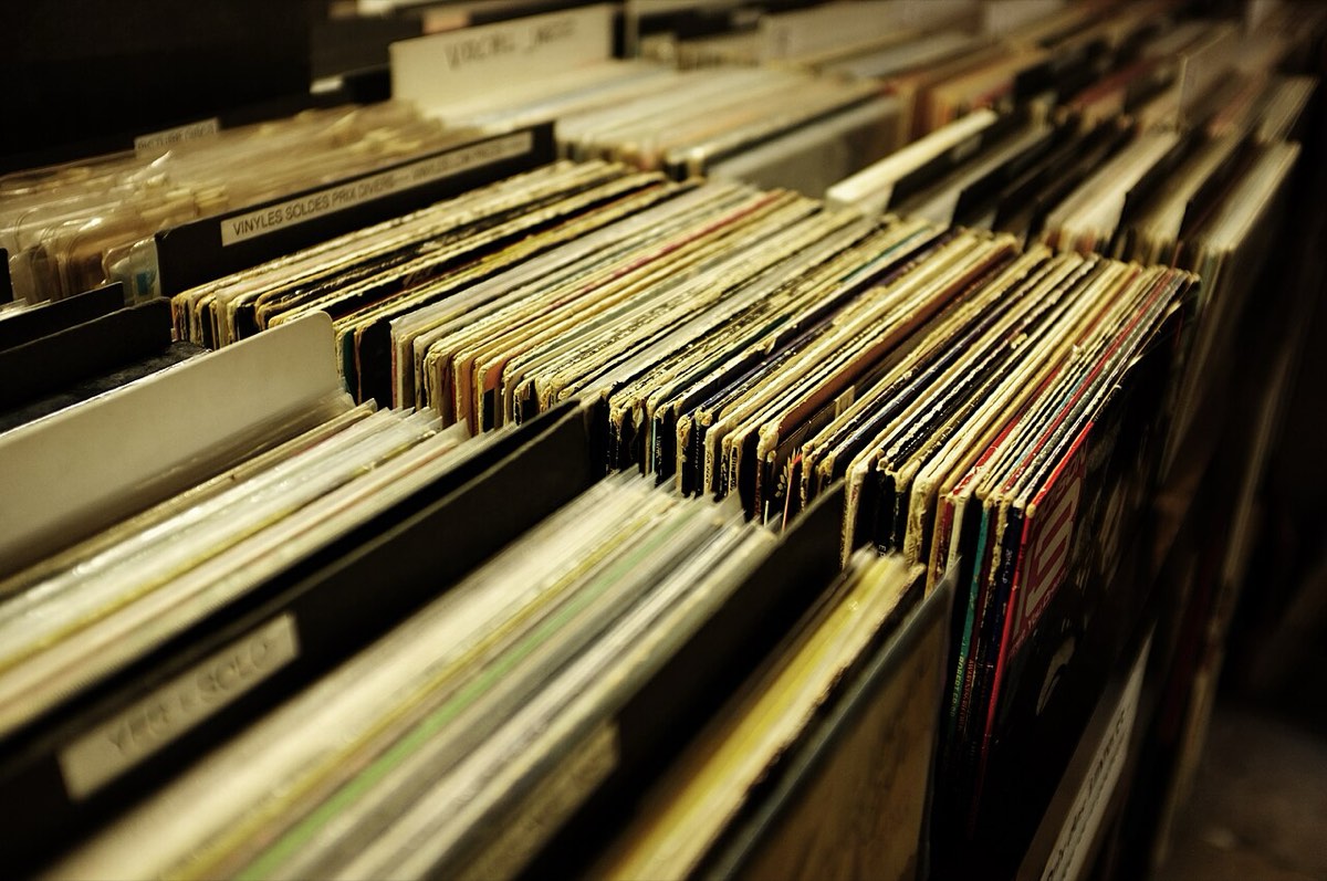 A record store crate: most of these duos are best heard as full albums